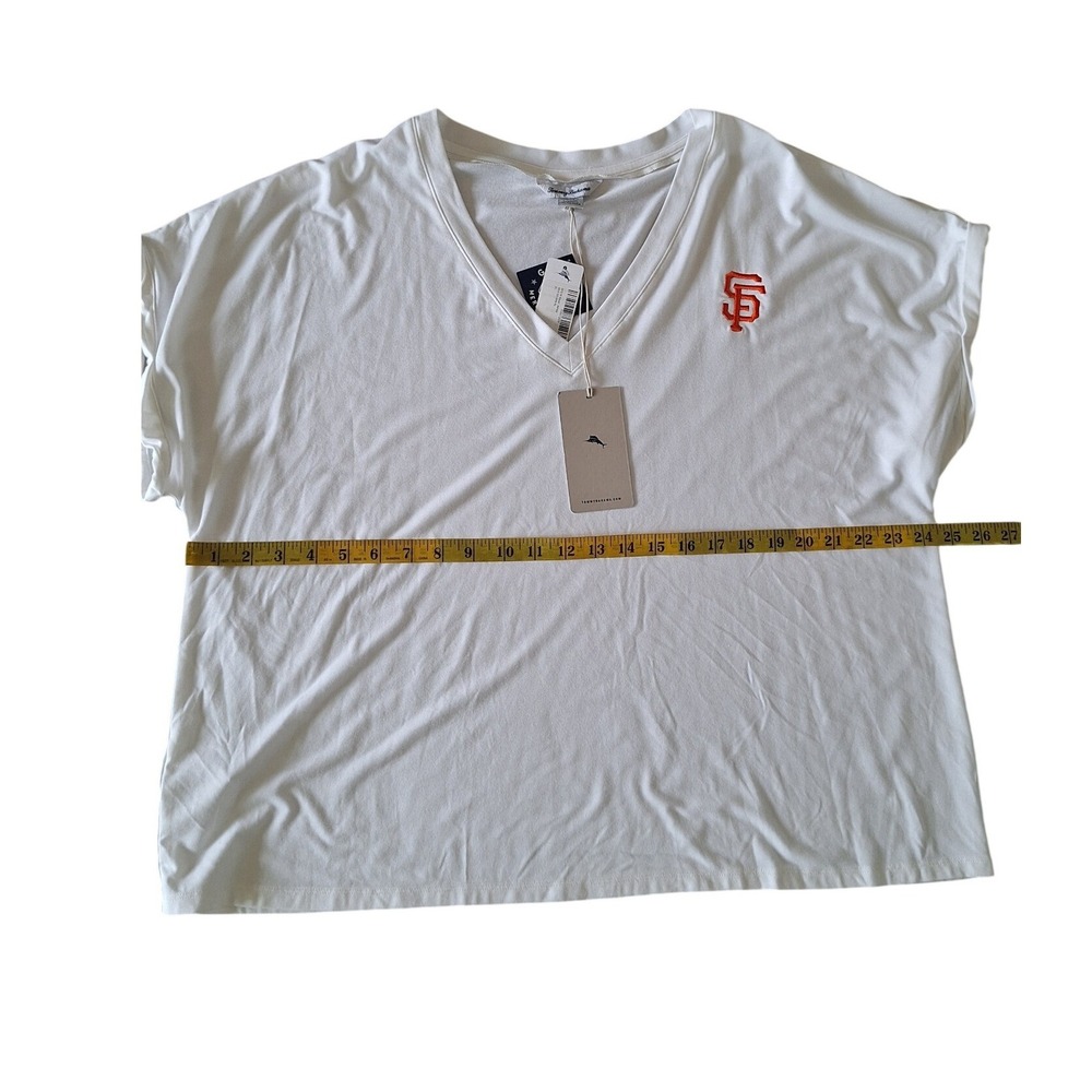 Tommy Bahama San Francisco women's white blouse size XL - Picture 6 of 6